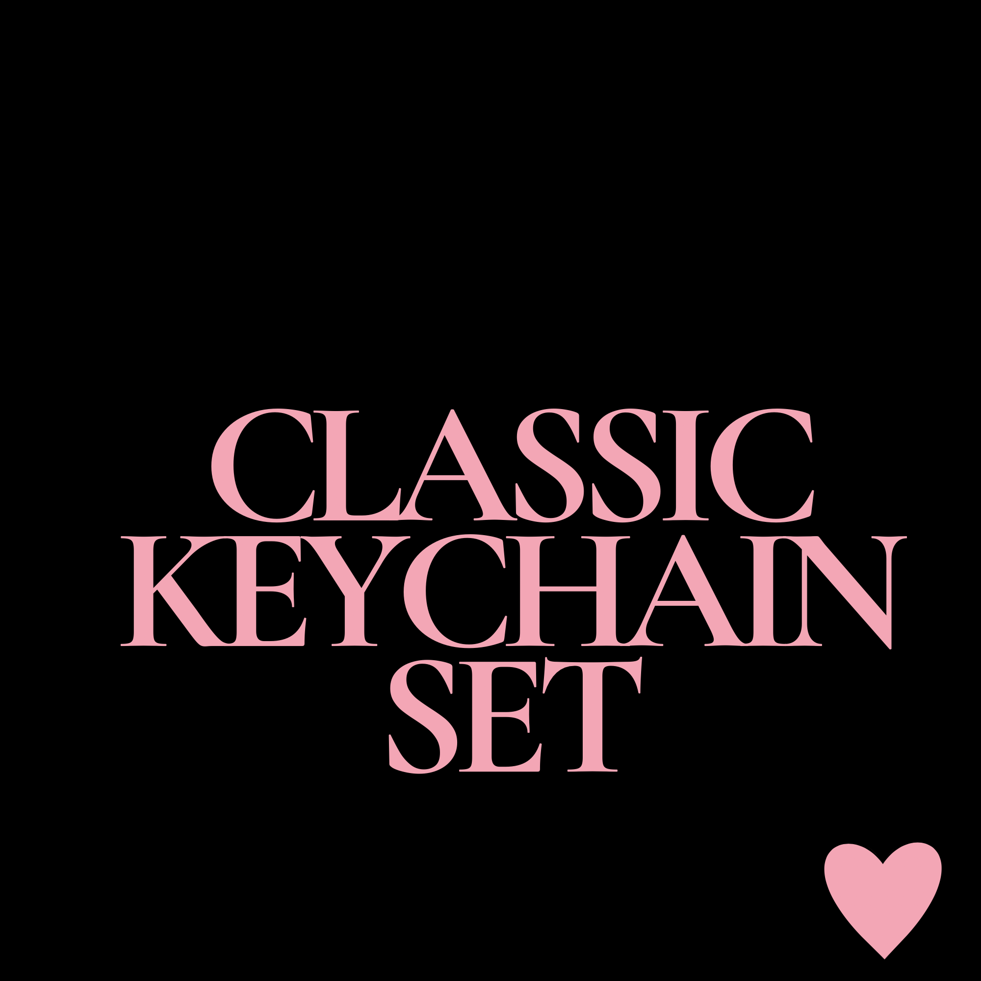 CLASSIC KEYCHAIN SET